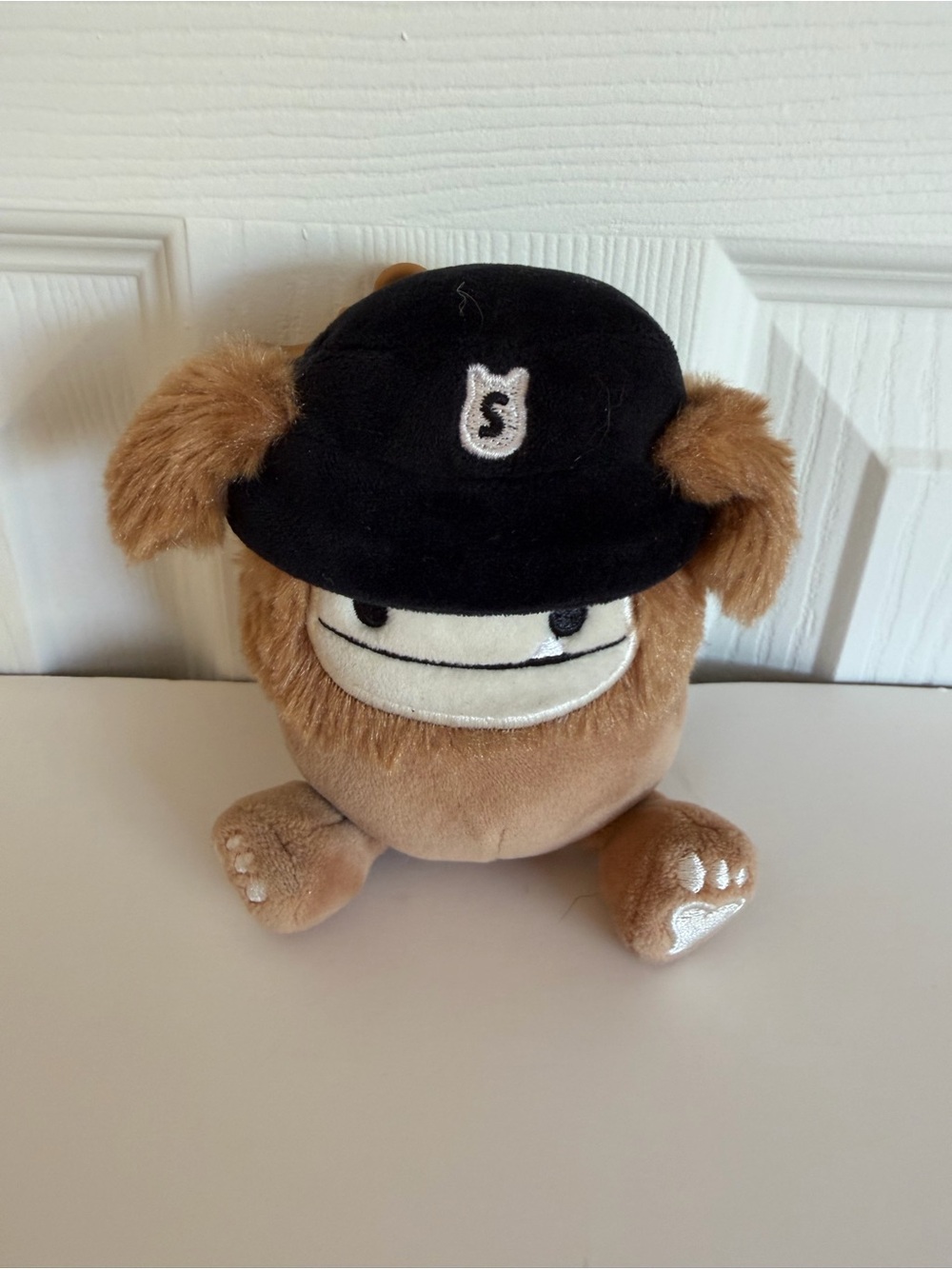 Squishmallow Benny The Bigfoot mini clip on. Stocking Stuffer. 3 to 4 inches